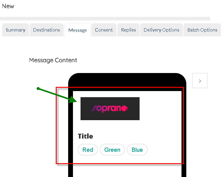 RCS Rich Card Included