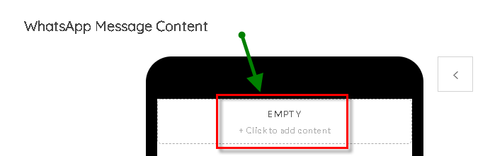 click to add content